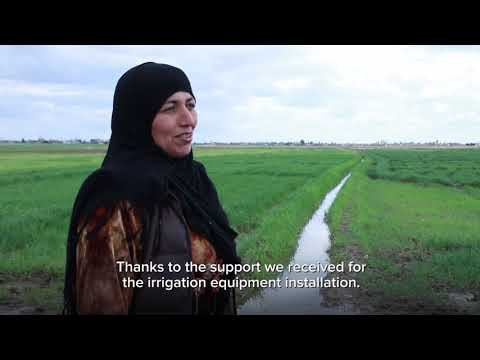 Brussels V side event on Syria 2021 – FAO Syria’s works to improve access to irrigation for farmers